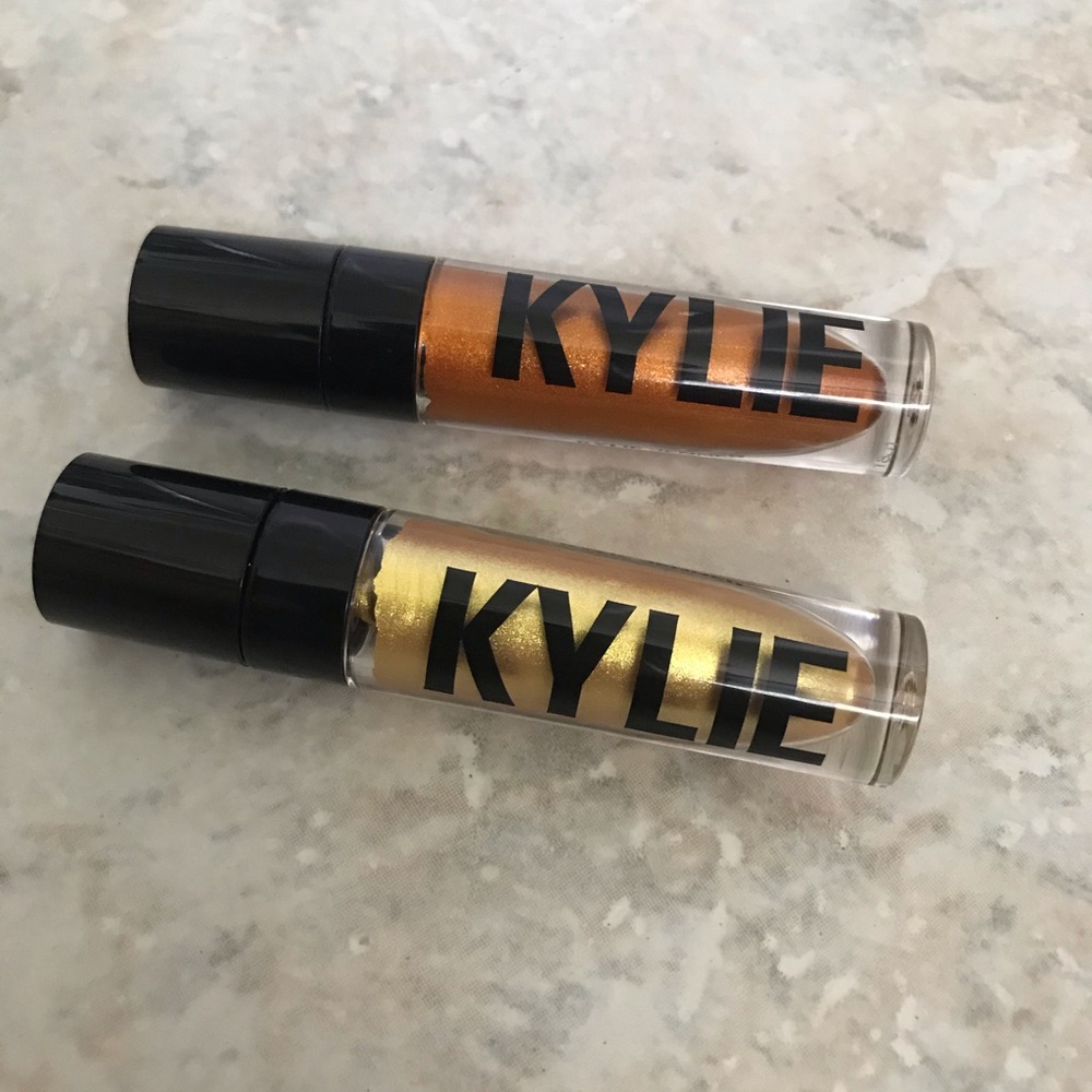 Kylie cosmetics glitter eyes